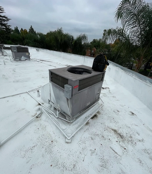 Commercial Refrigeration Unit on Rooftop in Modesto, CA